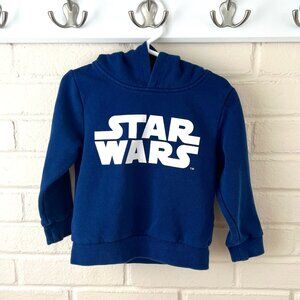Toddler Navy Blue Star Wars Hoodie | H&M | Size 1 1/2- 2Y